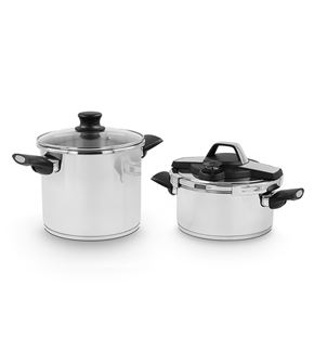 زود پز روگازی استیل 4+7 لیتری کافلون 